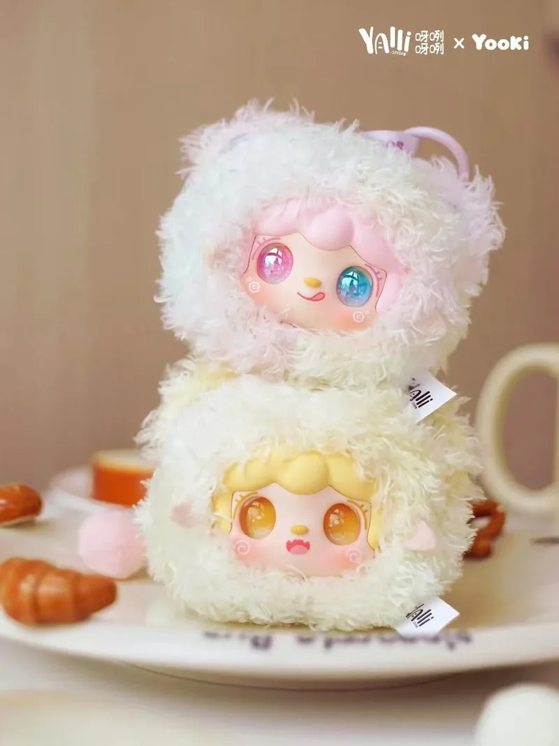 Novo mini yooki v9 ursinho de pelúcia caixa cega vinil pingente genuíno bonito kawaii anime figura decoração jogar bonito presente da menina para o aniversário do miúdo