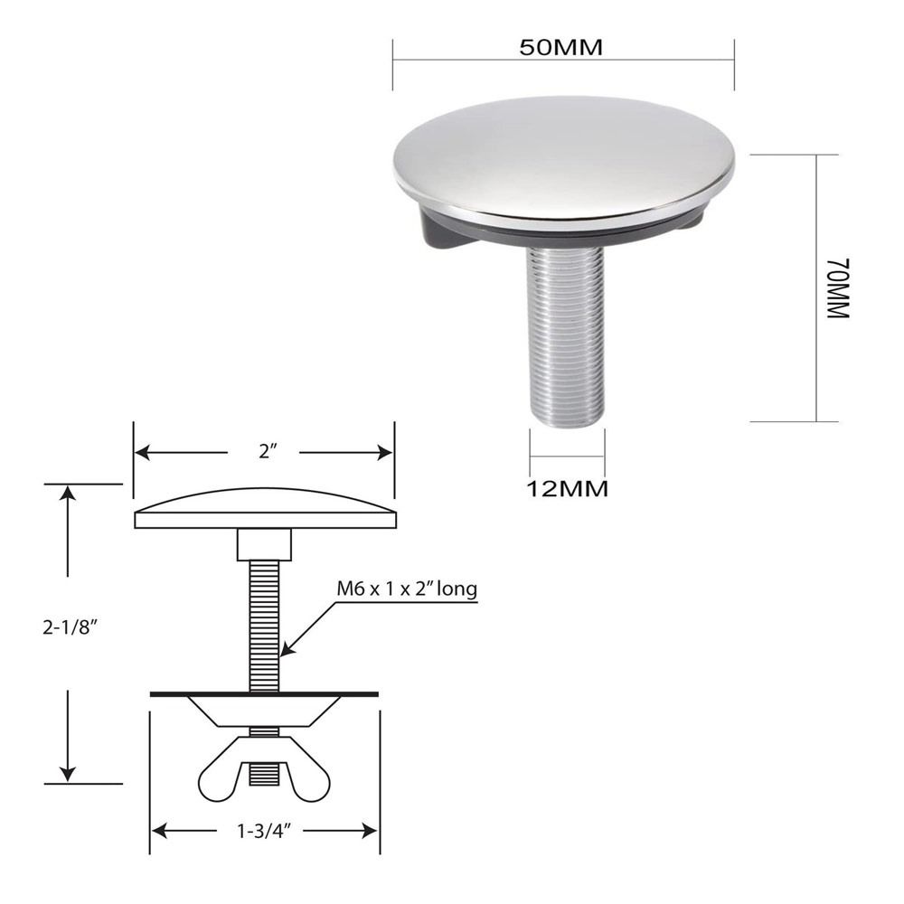 Universal Aço Inoxidável Sink Faucet Hole Cover, Kitchen Counter Stopper, Plug Cap, Matte Black