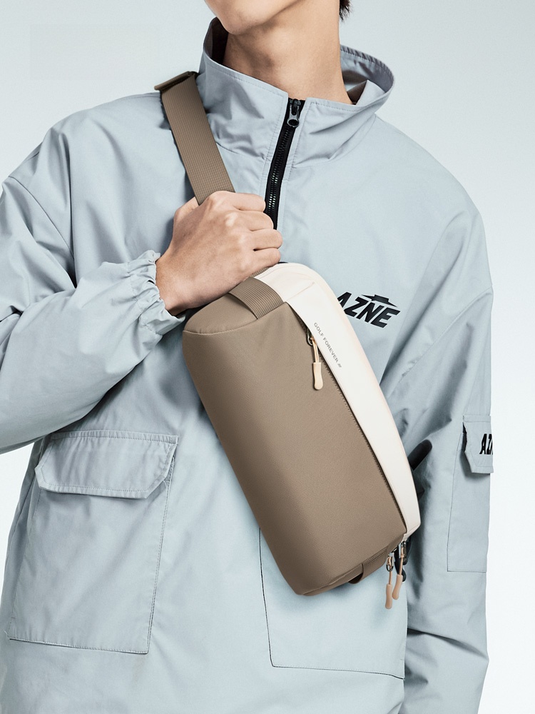 Golf New Chest Bag Unisex Casual Trendy Small Backpack Single Shoulder Sling Bag Spring Summer Versatile Soft Oxford Fabric