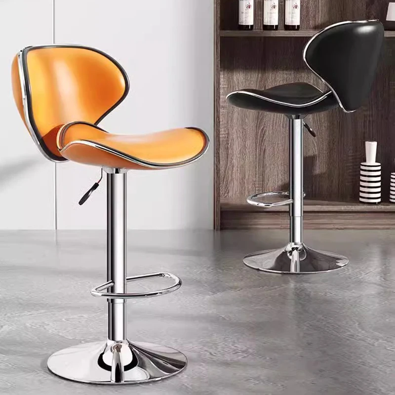 Luxuriöse Büro-Barstühle, drehbar, Designer, verstellbar, modern, minimalistisch, Barhocker, ergonomisch, weich, Taburete Alto, Wohnmöbel
