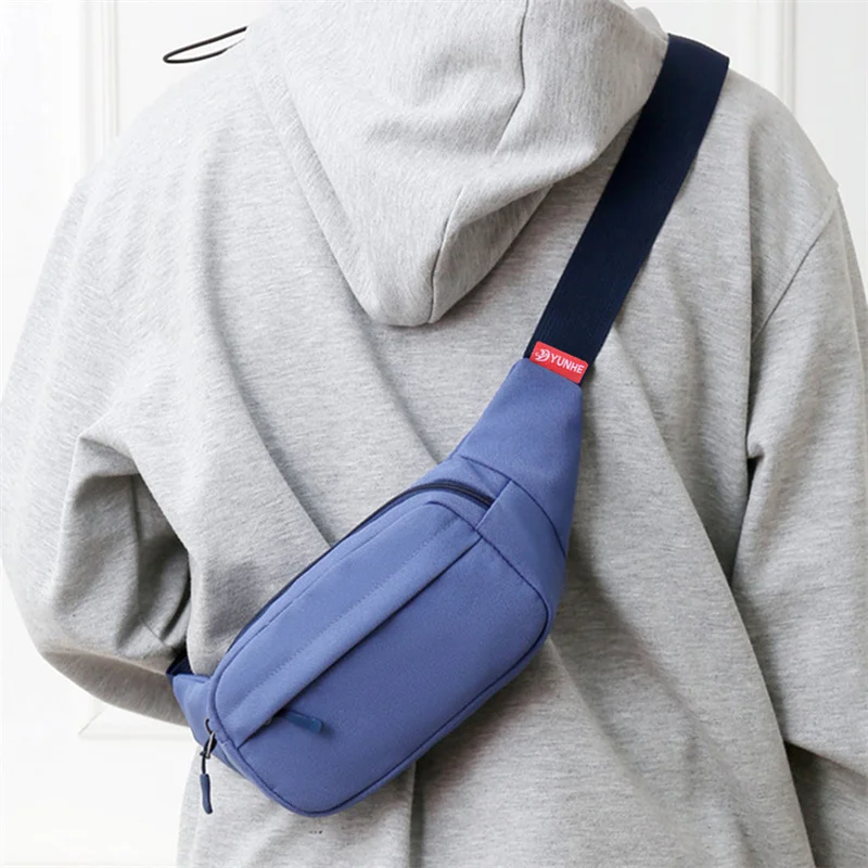 Heren heuptas Pack portemonnee Casual grote telefoon heuptas etui Dames canvas reistelefoontas Fanny bananentas Hip 3 zakken