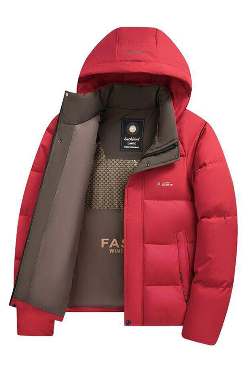 2025 hiver nouveaux hommes graphène épaissi chaud mode décontracté à capuche coton veste