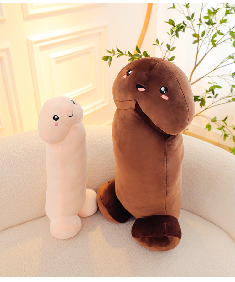 Trick Penis Simulation Plush Toy Boy Dick Plushie Real-life Penis Plush Hug Pillow Stuffed Sexy Interesting Gifts For Girlfriend