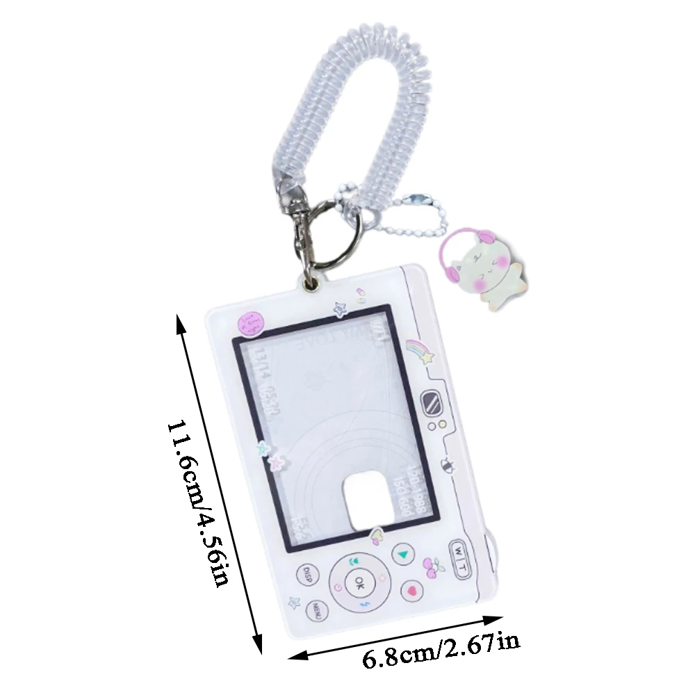 Y2k อะคริลิค Photocard ผู้ถือ Key CHAIN INS INS INS Idol Photo ผู้ถือบัตรตกแต่งนักเรียนผู้ถือป้าย ID หญิงการ์ด