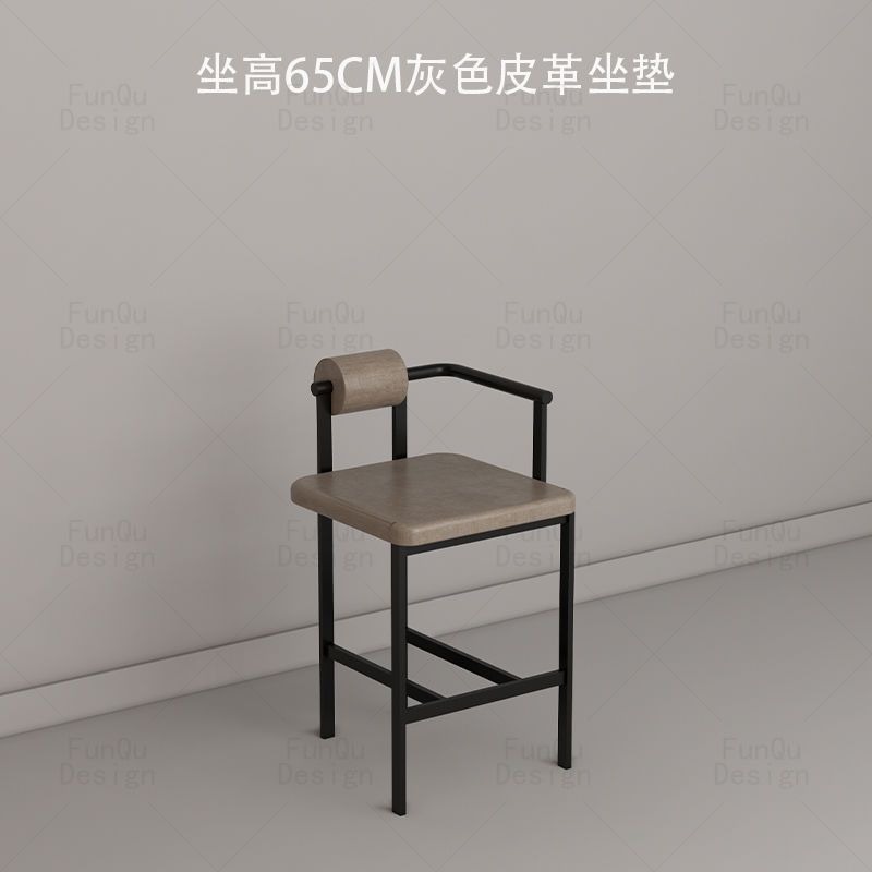 Silla de Bar de estilo Industrial Simple, taburete alto nórdico para el hogar, silla de escritorio frontal de pie alto, taburete de mostrador, nuevo