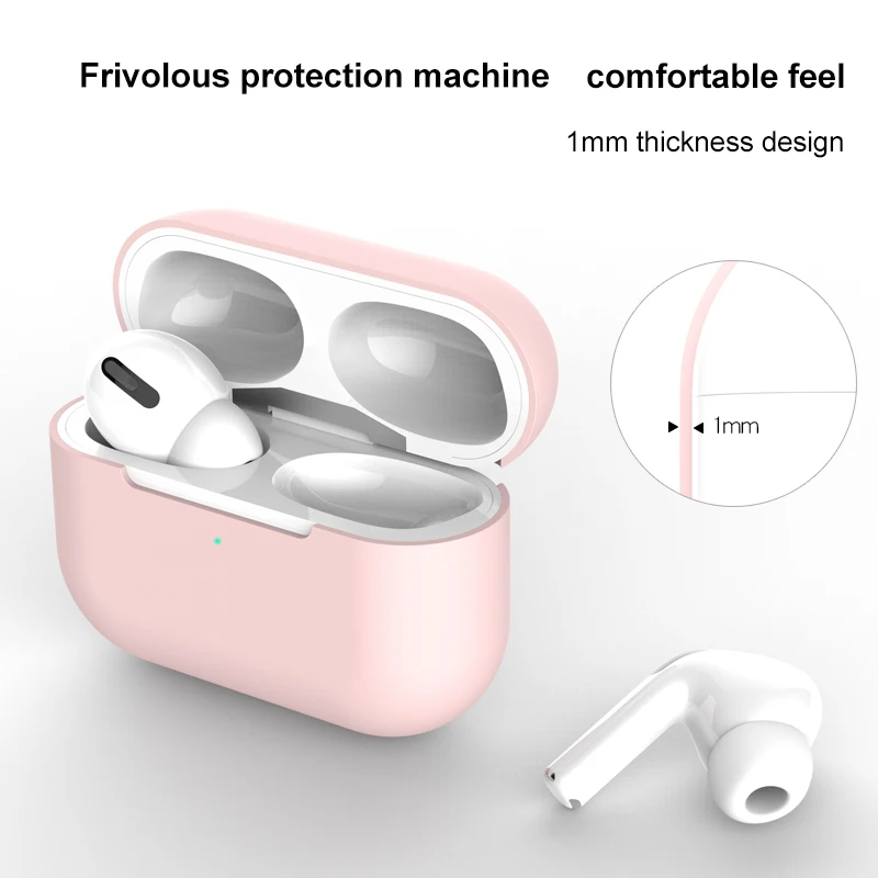 Funda protectora de silicona suave para auriculares apple airpods 3, funda protectora para airpods 2021, funda para auriculares inalámbricos de generación airpods3
