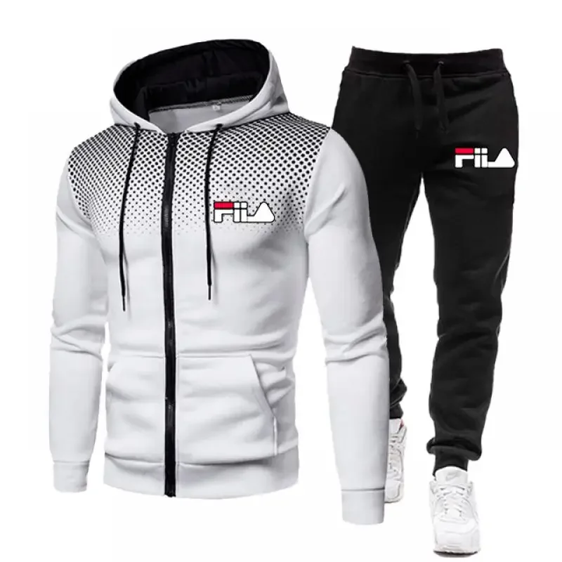 Conjuntos de sudaderas con capucha y pantalones para hombre, trajes deportivos de otoño, sudaderas informales, chándal, ropa deportiva, chaqueta deportiva informal para hombre, traje para correr, 2024