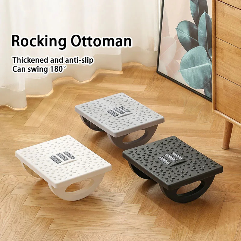 Podnóżek pod biurko, ergonomiczny stołek pod stopy z rolkami do masażu, przenośny podnóżek do domu, biura, szybka wysyłka