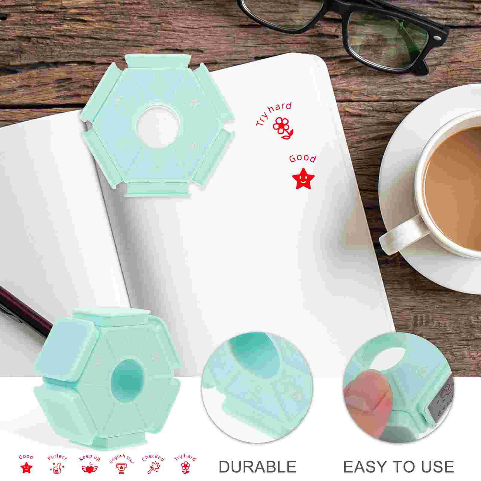 MultiSide TeacherStamper HausaufgabenRemarkStampers ElementaryClassroomSupplies TeachersAids SchoolTeachingTools HochwertigesPpMaterial