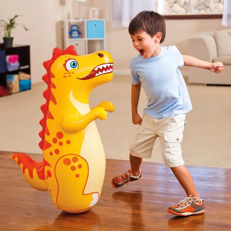 Bolsas de vaso de entrenamiento de boxeo para niños, bolsa de boxeo inflable de pie, bolsas de adiestramiento al aire libre, juguete antiestrés para niños