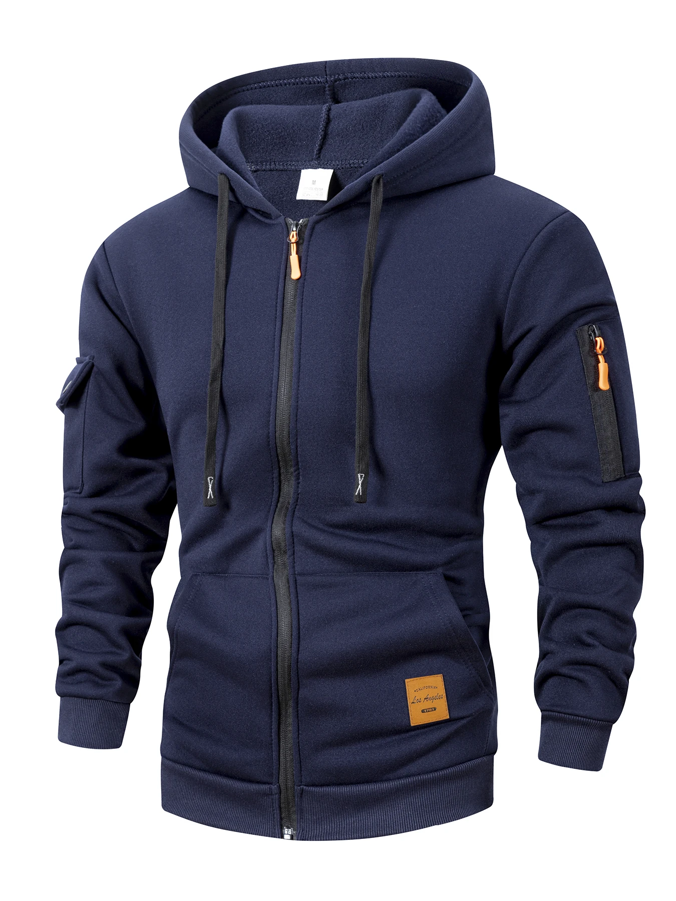 2025 nuevas sudaderas de otoño para hombre, chaqueta de manga larga con capucha, chaqueta con cierre de cremallera, sudaderas con capucha para hombre, sudadera ajustada, ropa masculina