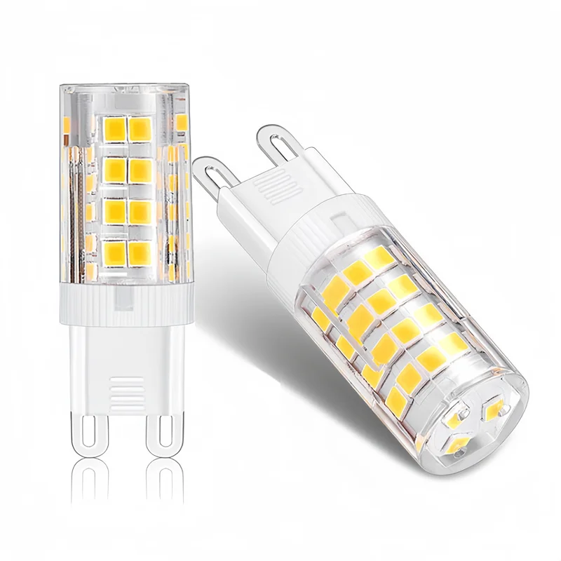 Lámpara LED G9 más brillante AC220V 5W 7W 9W 12W bombilla LED de cerámica SMD2835 foco blanco cálido/frío reemplaza la luz halógena