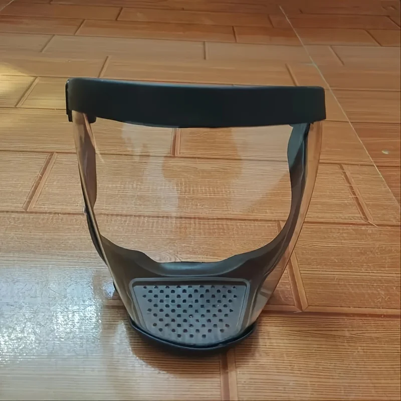 Masque de protection intégral transparent avec structure réglable, écran facial réutilisable, degré de chaleur, sécurité au travail