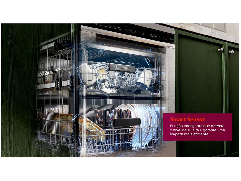 Lava-louças Brastemp de Embutir 15 Serviços BLF61AB Branca - 220V