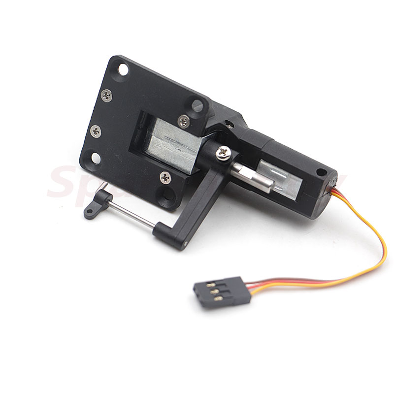 Sparkhobby 3.5KG 40G Servoless Điện Hạ Cánh Có Thể Thu Vào Bánh Răng Với Tay Lái Với JR Cắm Cho RC Cánh Cố Định máy Bay Tự Làm Các Bộ Phận