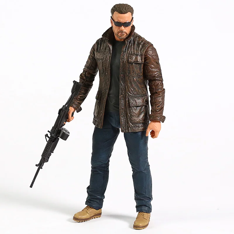 NECA Терминатор 2: День суждения T-800 Арнольд Шварценеггер ПВХ Фигурка Коллекционная модель игрушки 7 дюймов 18 см