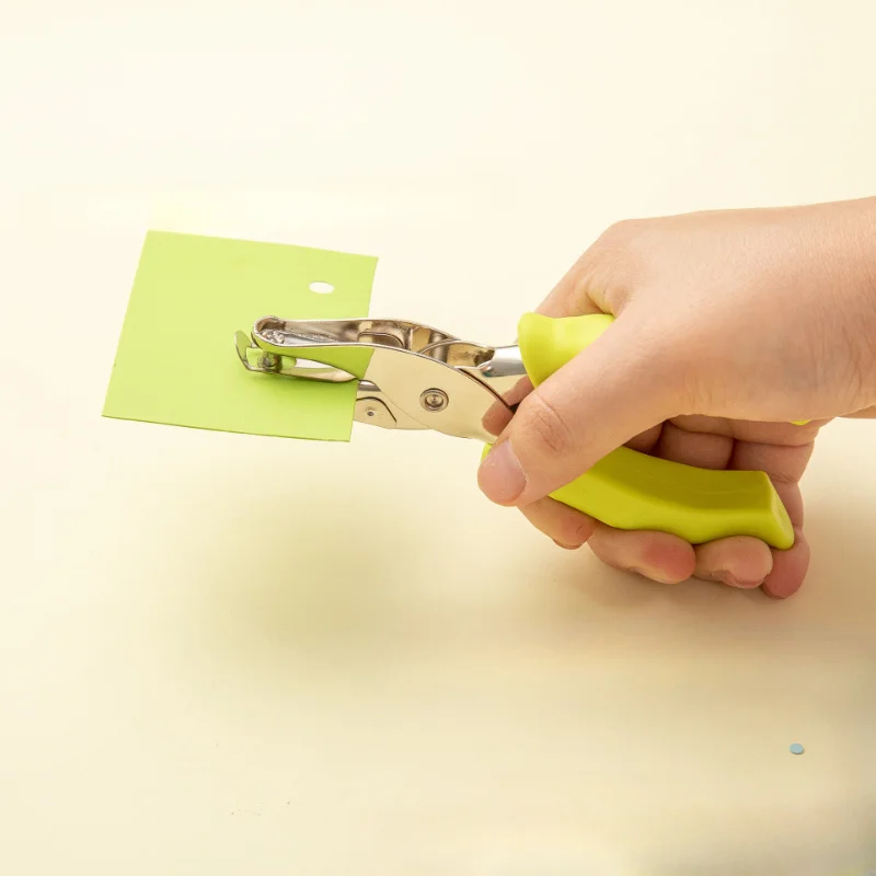 Hole Paper Puncher Scrapbook Single Hole Puncher Heavy Duty Single Hole Punch For Crafting Precision Soft Grip Craft