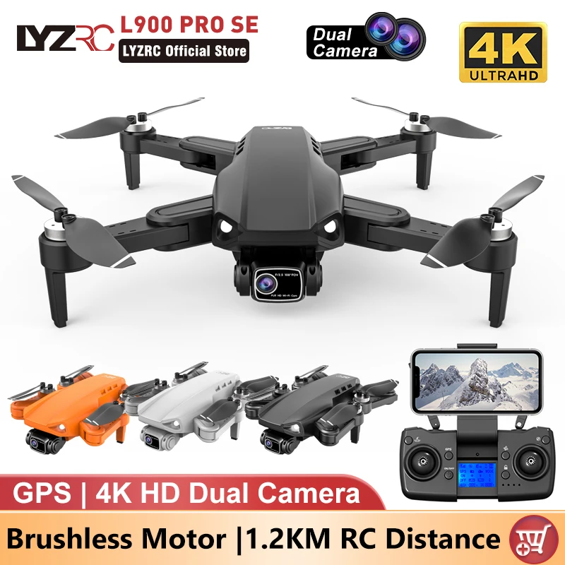 LYZRC L900 PRO SE GPS Drone 4K Motor profesional sin escobillas 5G WIFI fotografía aérea FPV helicópteros plegables Quadcopter Dron