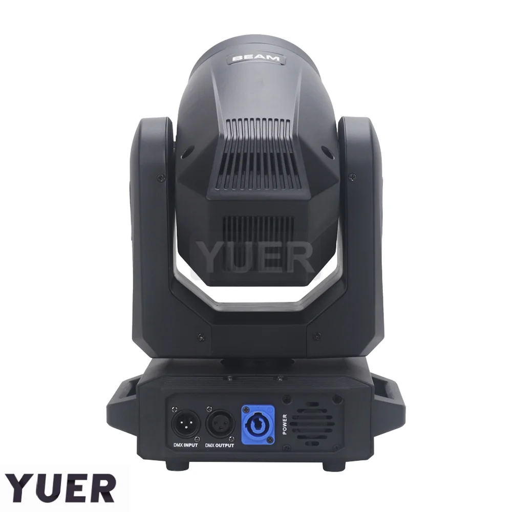 200w led movendo a cabeça luz com feixe de anel + ponto + 18 prismas rotativos + arco-íris 12 gobo 8 efeito cor dj dmx luz palco barra discoteca