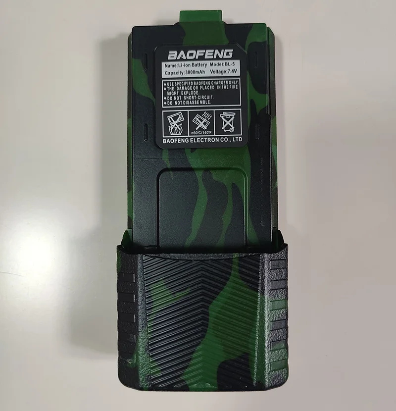 Оригинальный аккумулятор для портативной рации Baofeng 1800 мАч, USB/Type C, зарядка UV5R, детали для двусторонней радиосвязи