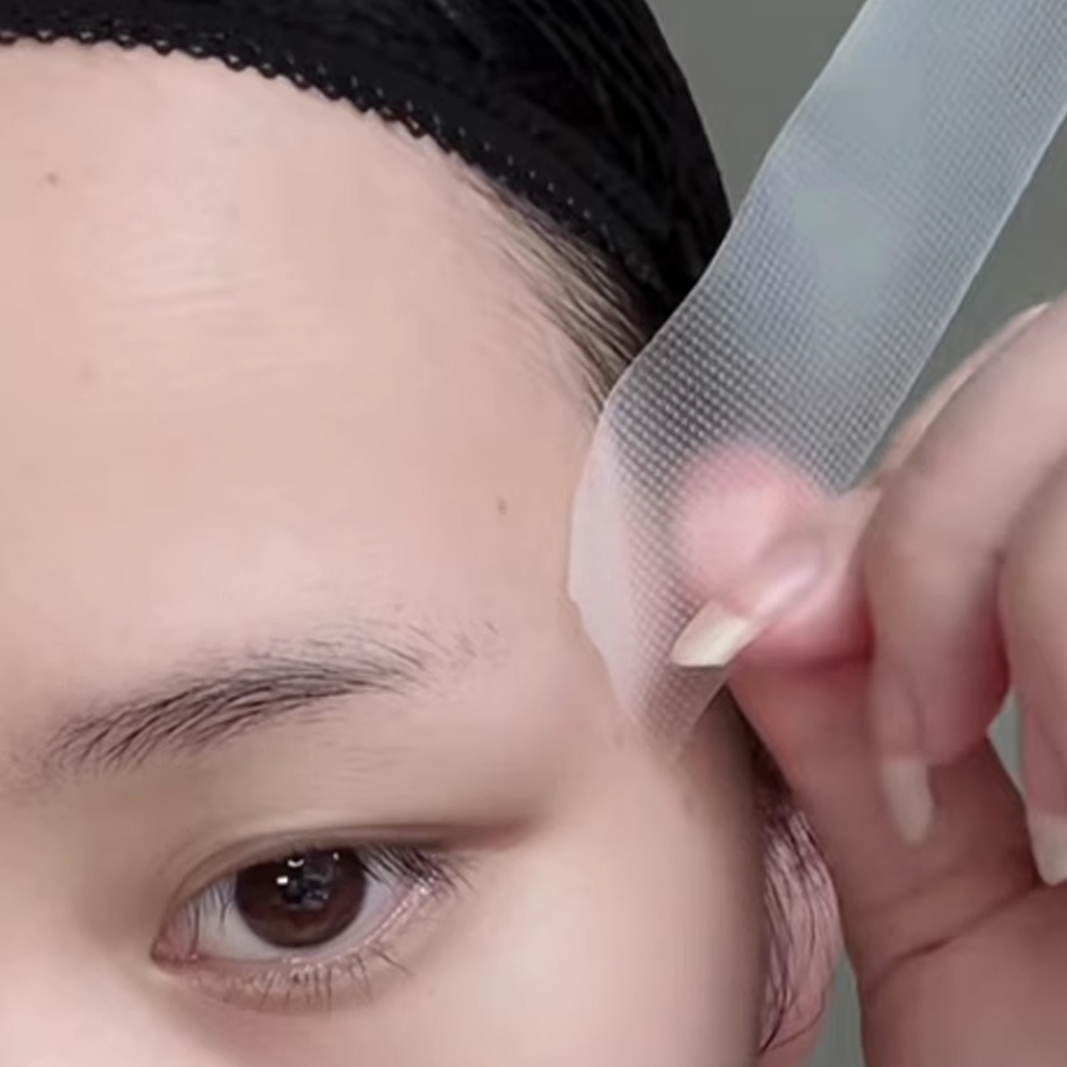 Cinta de Estiramiento facial Invisible transparente con línea en V, herramienta de belleza para levantamiento de cejas instantánea profesional, cinta de maquillaje para Cosplay