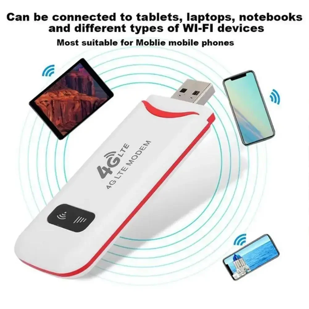 4G LTE Wireless USB Dongle Mobile Broadband 150Mbps Modem Stick 4G Sim Karte Wireless Router Home Office Wireless WiFi Adapter