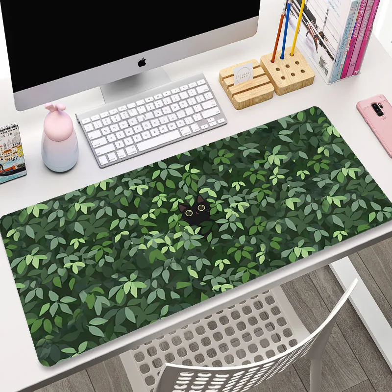 Cây Xanh Lớn Chơi Game Mousepad XXL Game Thủ Miếng Lót Chuột Có Kích Thước Cho Văn Phòng Dài Bàn Thảm Đáng Bàn Làm Việc Cho Bạn Gái Teen cho Phòng Ngủ