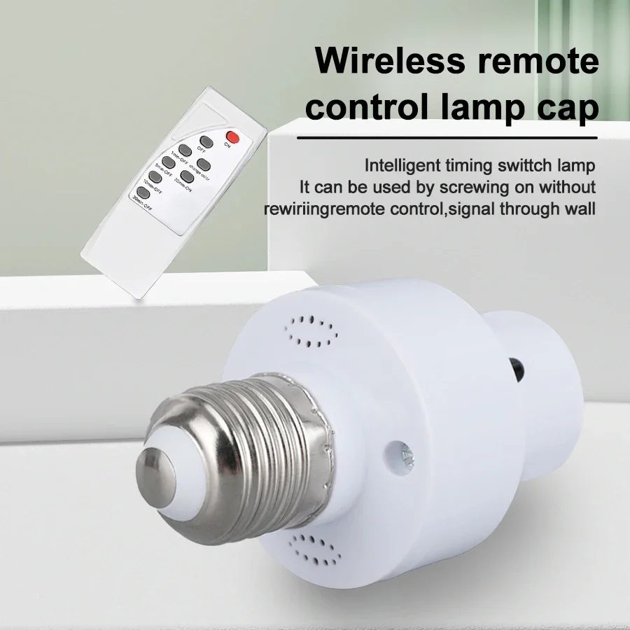 Portalámparas LED Convertible inteligente infrarrojo E27 AC85-265V con Control remoto IR personas perezosas deben tener comodidad