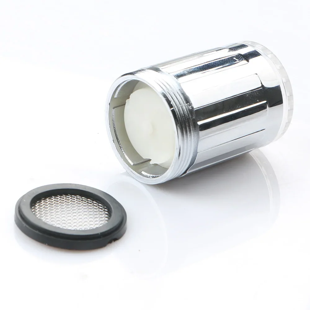 Enjoydeal LED ก๊อกน้ําหัวฉีดหัวแปลกก๊อกน้ําหัวฉีดหัวฝักบัว TAP Luminous GLOW Light-up ห้องน้ํา 3 ประเภท LIGHT