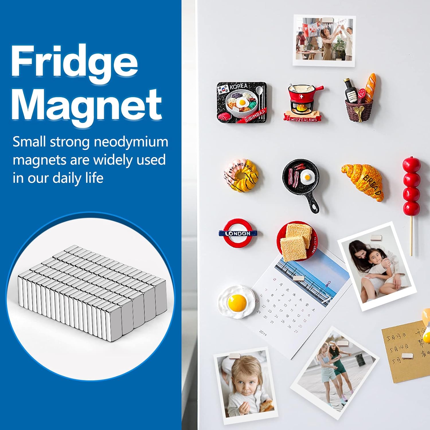 20-100 Pz Super Forte Al Neodimio Imanes 10/15/20mm X 5/10mm X 3mm N35 NdFeB Blocco Imanes Quadrato Magneti Adesivi per Frigorifero