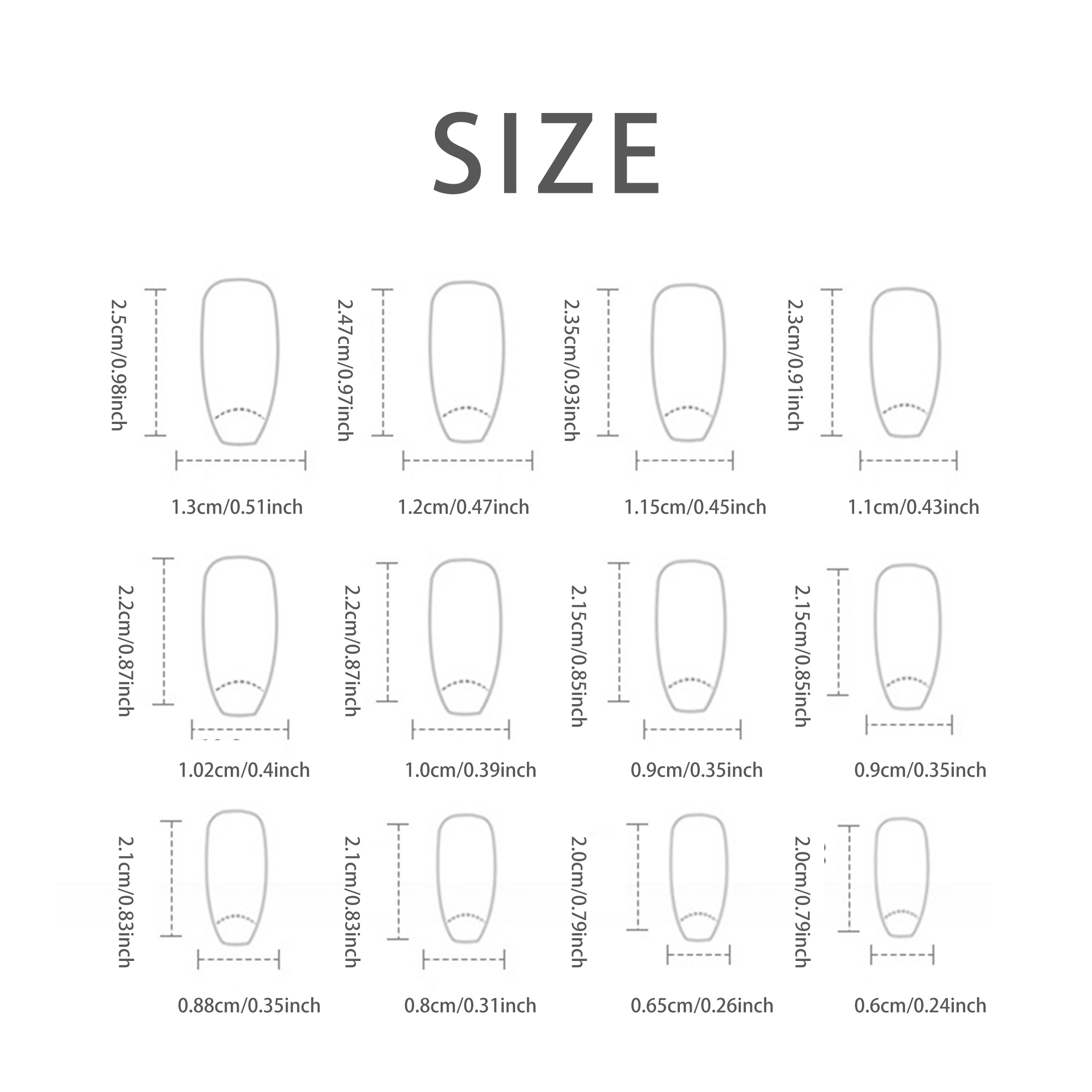 Unhas postiças artificiais para mulheres, bailarina pressionada, gradiente rosa, manicure de dedo, reutilizável, brilhante, 24 pcs