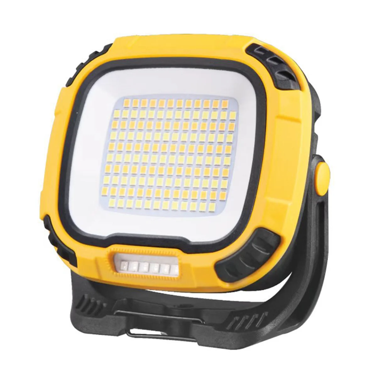BAAU Portátil LED Spotlight Lanterna Luz Forte Lanterna Acampamento Ao Ar Livre Pesca Emergência Recarregável WorkLamp Amarelo