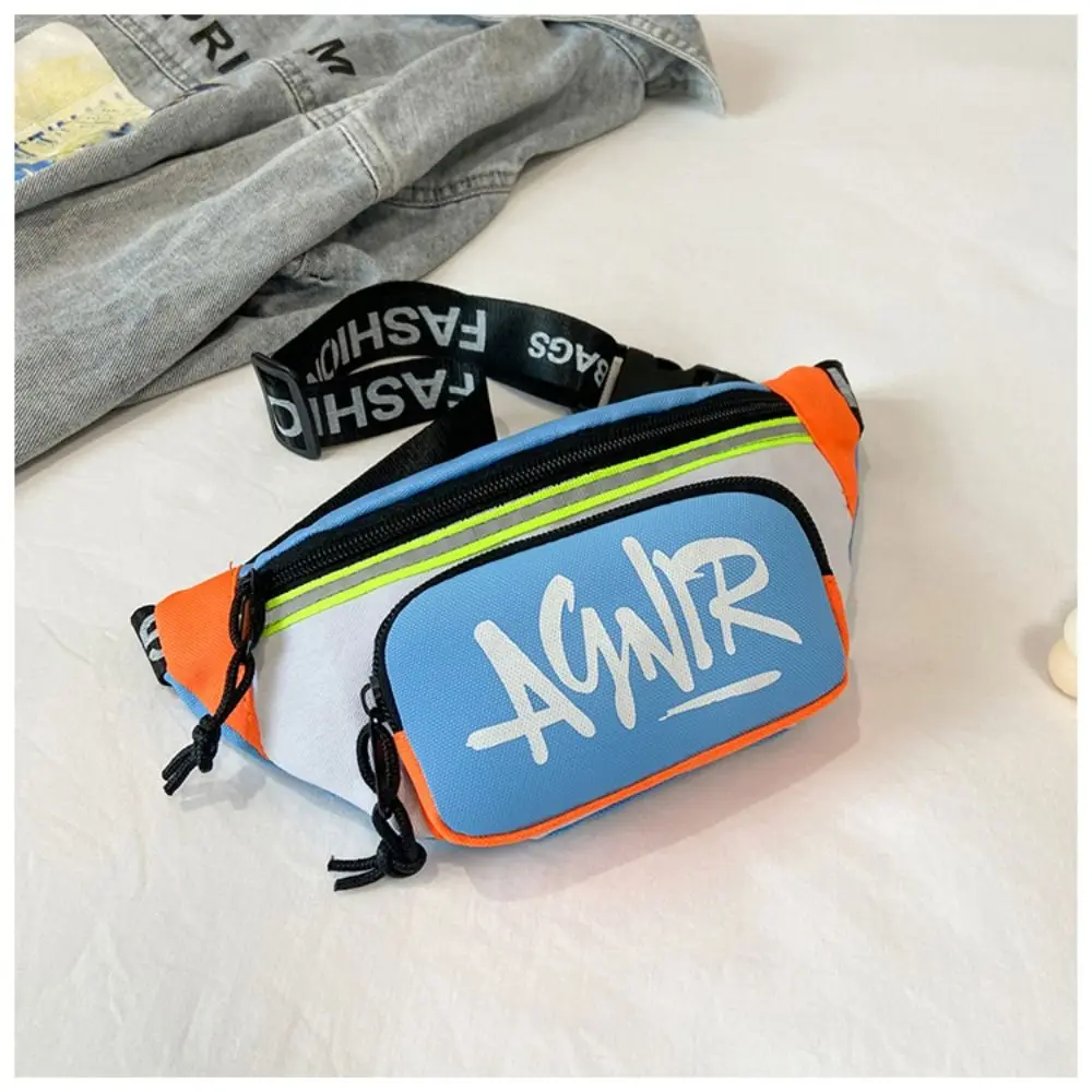 Mini bolsa de cintura oxford para menino e menina, bolsa de ombro com cinto, bolsa de ombro, moda, novo