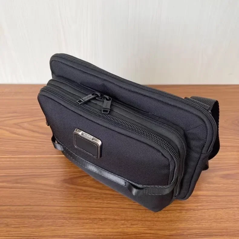 Borsa a tracolla piccola borsa quadrata orizzontale moda uomo in nylon balistico serie Alpha Bravo 232796D