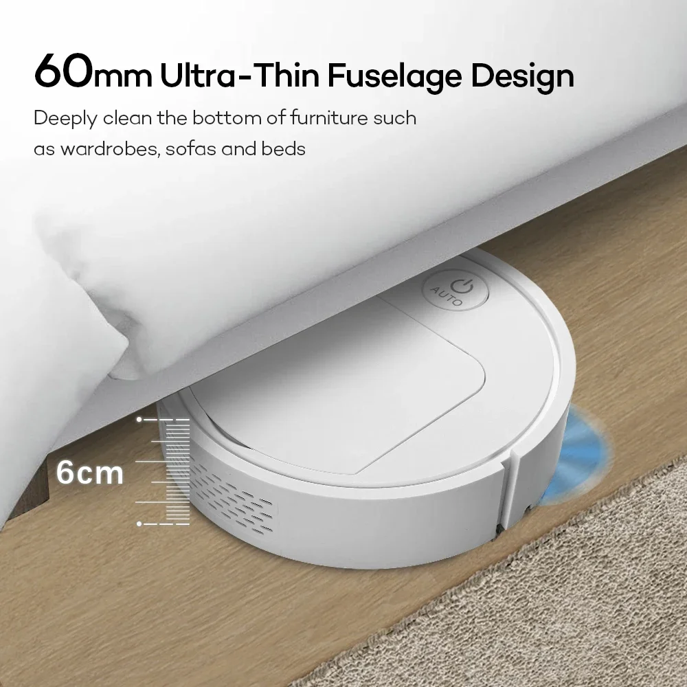 Smart Sweeping Robot 5 in 1 Ultra-quiet Remote Control Vacuum Cleaner Wireless Mopping Suction Sweep Machine for Home Use