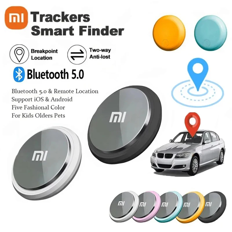 XIAOMI новый GPS трекер умное устройство с защитой от потери напоминания автомобильный Bluetooth для Apple Android Finder локатор отслеживания Air Tag 2025