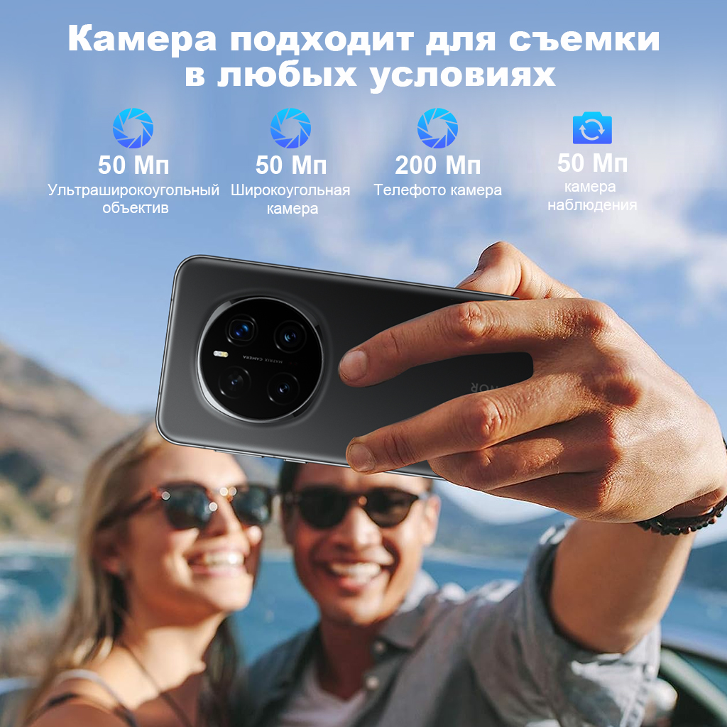 【RU Express】Global Version HONOR Magic7 Pro 5G Smartphone Magic 7 Pro Snapdragon 8 Elite 120Hz OLED Screen 100W Fast Charge