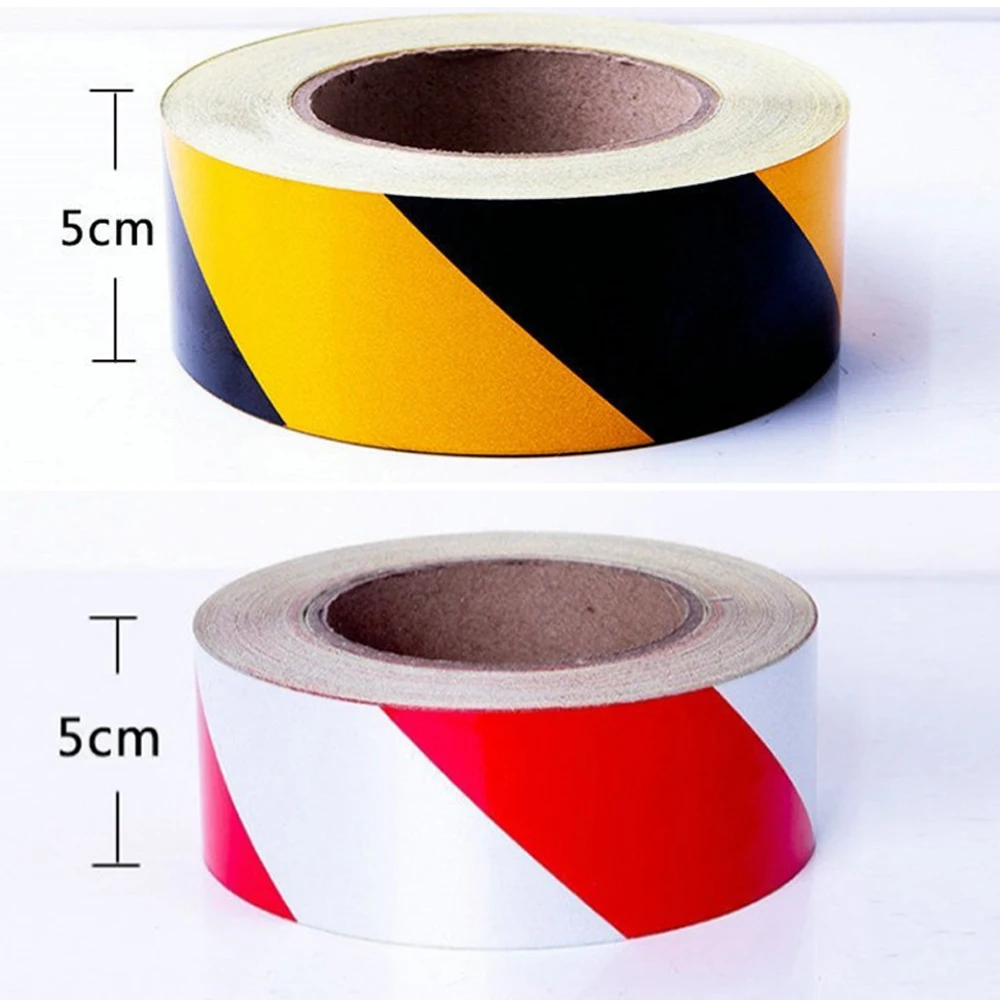 Waterproof Tape Strong Adhesive Caution Hazard Warning Tape Reflector Conspicuity Tape For Sign