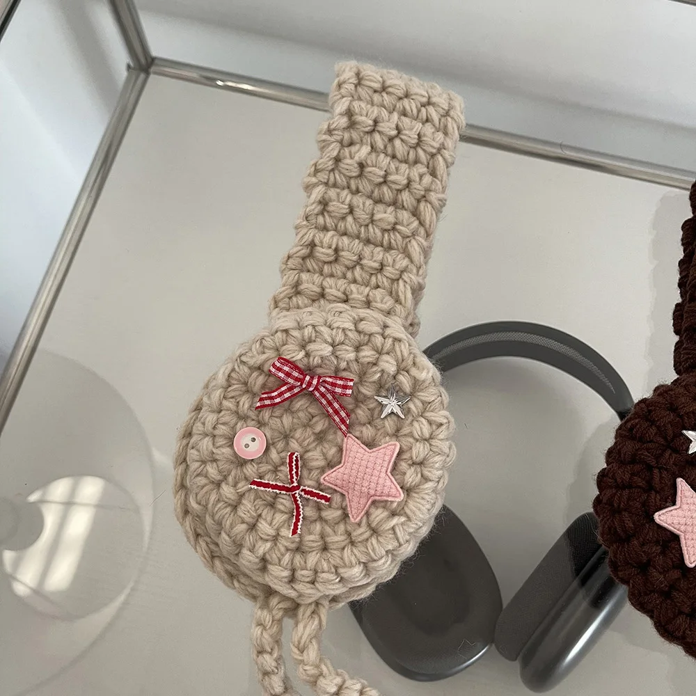Orejeras de felpa Y2k de estilo coreano para mujer, orejeras gruesas, suaves y cálidas, de punto JK, Color sólido, para exteriores y invierno