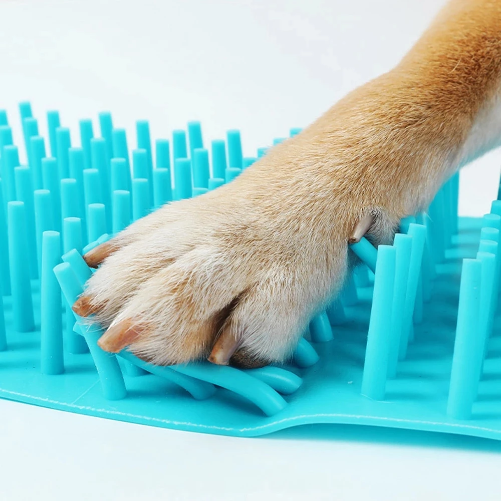 Pet Paw Cleaner Zachte Siliconen Voet Reinigingsborstel Draagbare Hond Handdoek Voet Wasmachine Schoonmaak Emmer Schoon Borstel Benodigdheden