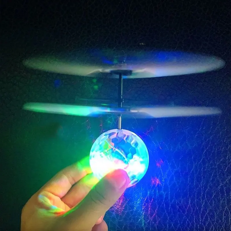 Children's Toy Induction Colorful Crystal Ball Gyroscope Intelligent Induction Floating Ball Luminous Toy