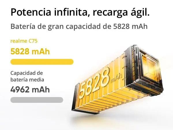 [Wereldpremière] realme C75 Smartphone Helio G92 Max Chipset 5828mAh Batterij 45W Opladen 6,72'' 90Hz Display 50MP Camera NFC IP69