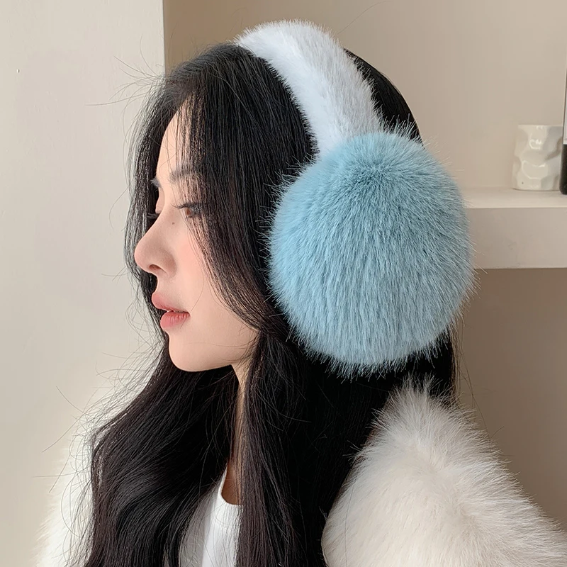 Cache-oreilles en peluche doux pour document, cache-oreilles, cache-oreilles, cache-oreilles pliants, protection contre le froid, extérieur, chaud, mode, solide, hiver