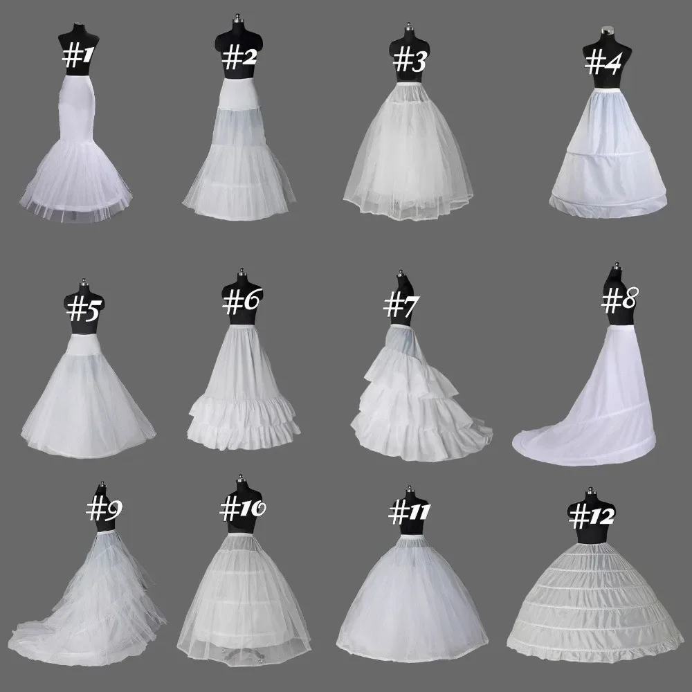 Enagua nupcial de crinolina, aro blanco, sin capucha, sirena, cola de pez, ropa interior para noche, graduación, quinceañera, vestido para ocasiones especiales