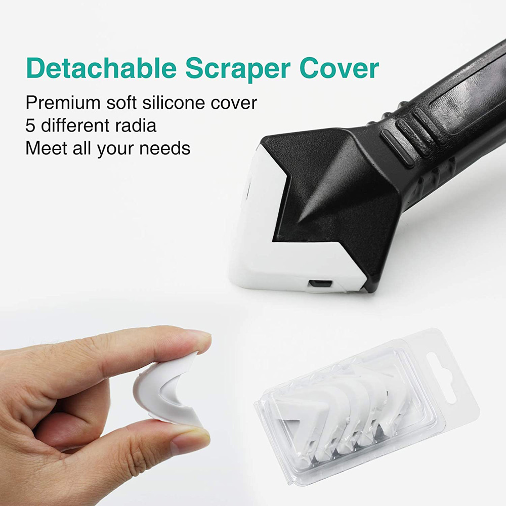 Ốp Mắc Ca Dụng Cụ Dán Hoàn Thiện Công Cụ Grout Loại Bỏ Cạp Caulk Tẩy Dán Kính Góc Cạp Cho Phòng Tắm Nhà Bếp