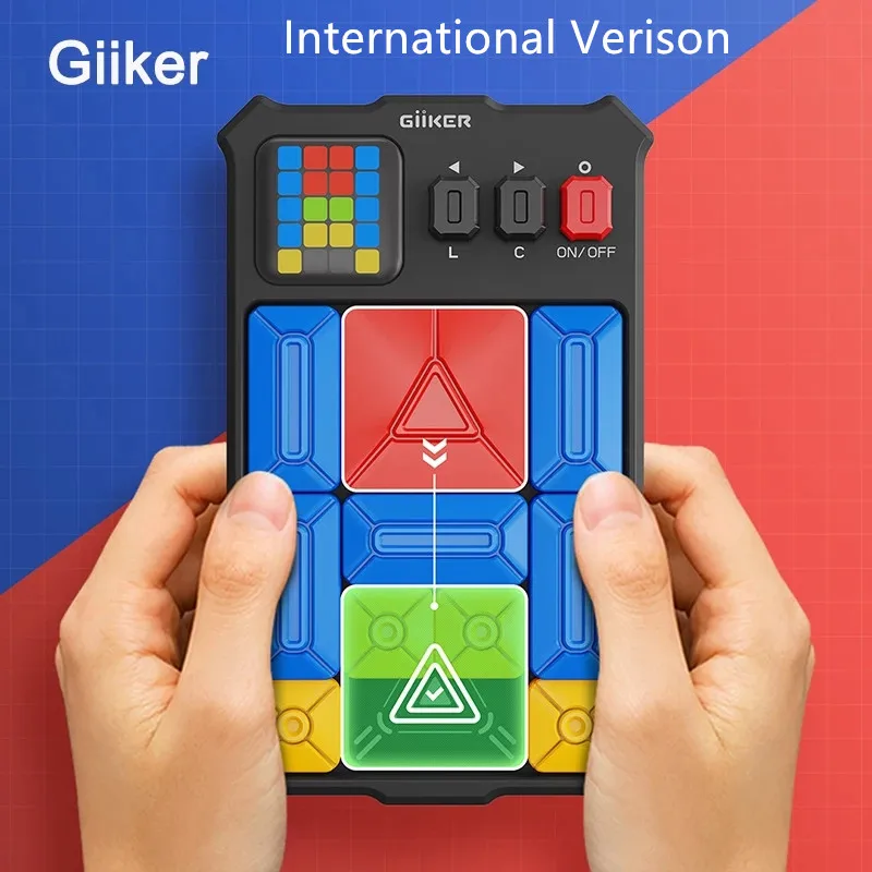 Giiker Super Slide Huarong Road juego con Sensor inteligente 500 + rompecabezas nivelados juguetes interactivos para niños regalos