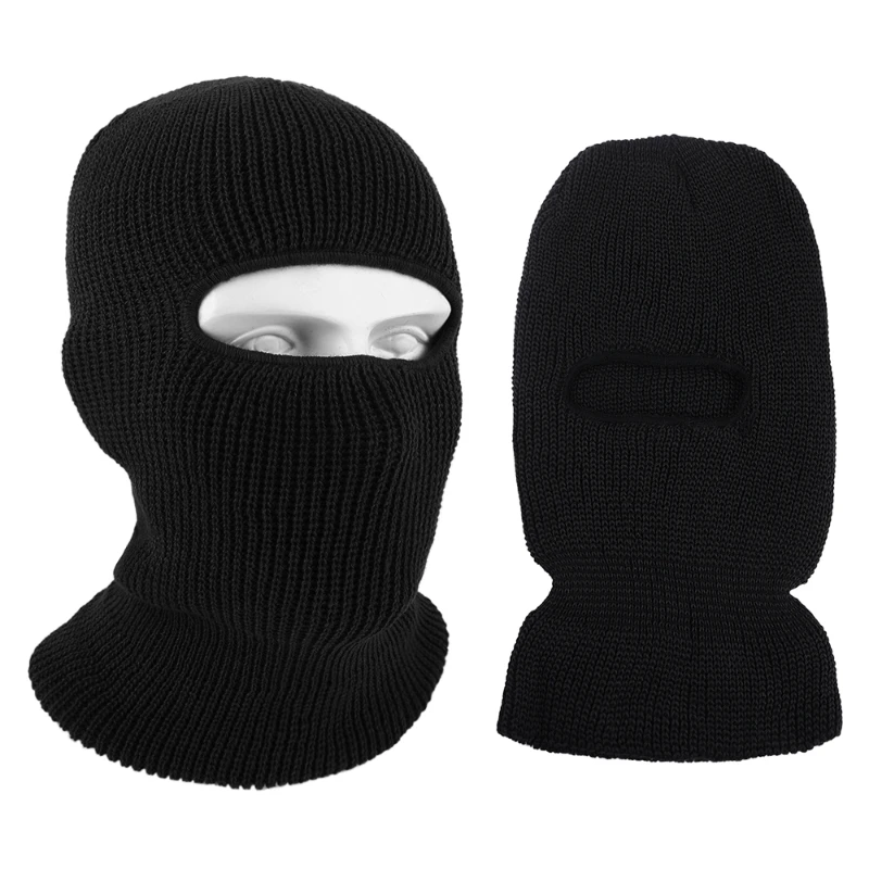 Gorros con máscara 2 en 1 para hombre, gorros de pasamontañas de invierno, gorros tejidos a la moda, gorro de esquí de cara completa, orejeras tácticas para ciclismo, gorro tejido