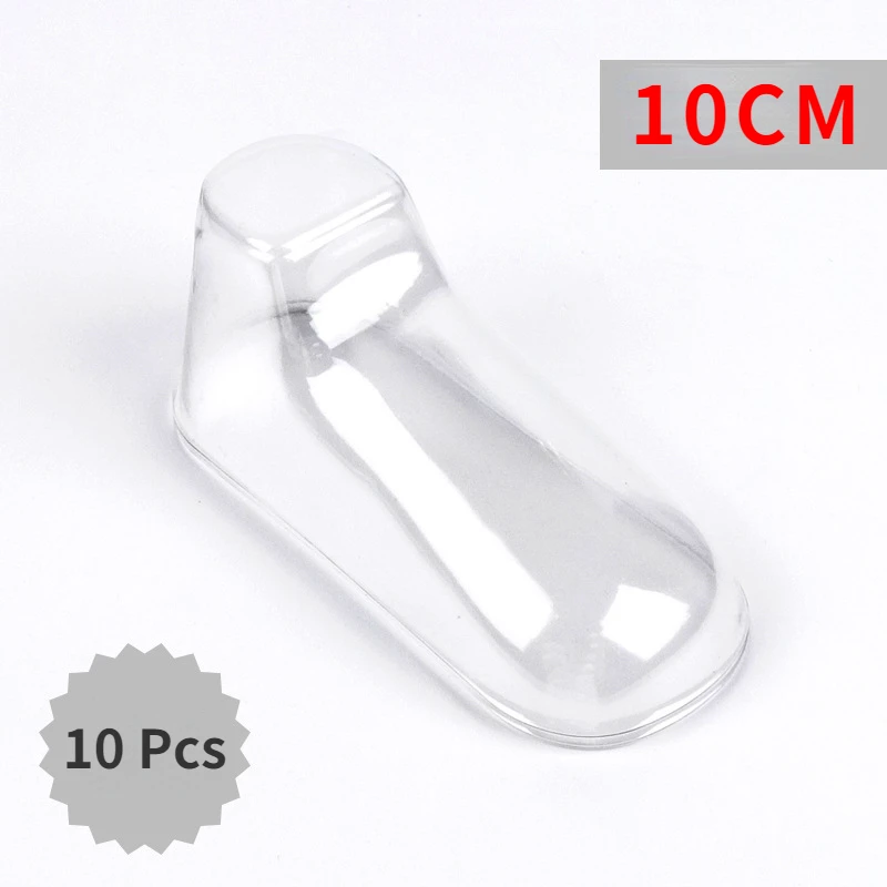 10 Chiếc Bé Giày Miếng Dán Tất Đỡ Rõ Ràng PVC Con Boot Thể Hiện Hỗ Trợ Khung Chân Đựng Giày Bằng Nhựa Cây