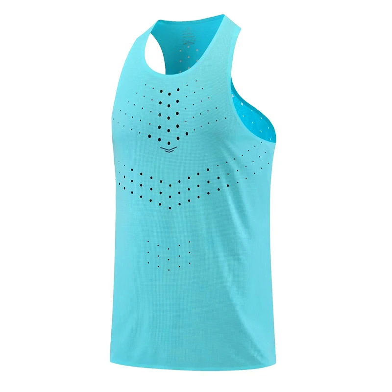 กรีฑา Tank Top เสื้อวิ่งความเร็วกีฬาฟิตเนสเสื้อแขนกุดบุรุษสตรีเสื้อผ้านักกีฬา Track Field เสื้อกล้าม