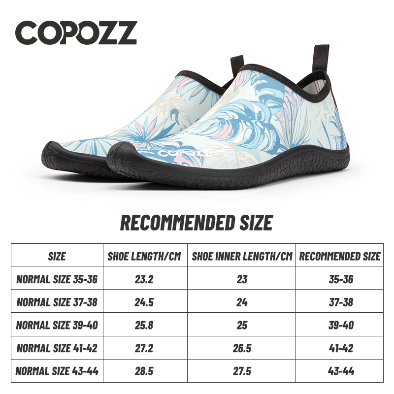COPOZZ Sommer-Aqua-Schuhe, schnell trocknende Wasserschuhe, atmungsaktiv, Waten, Upstream-Schuhe, rutschfester Outdoor-Sportschuh, Strand-Pool-Hausschuhe